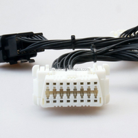Cavo di Prolunga Splitter OBD2 16 Pin OBDSpace, Cavo a Y Maschio-Doppio Femmina J1962M 2-J1962F, Conduttore in Rame Puro, PVC