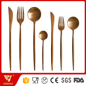 <span class=keywords><strong>Posate</strong></span> in Rame e <span class=keywords><strong>Acciaio</strong></span> Inossidabile con Finitura Opaca <span class=keywords><strong>Oro</strong></span> Rosa in Offerta - Product Image 2