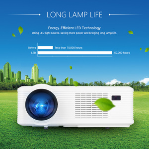 Tốt Nhất 3000Lumens Bản 1280*800 Analog TV Hỗ Trợ 3D Video Led Chiếu/Proyector/Projektor/Máy Chiếu Cho Rạp Hát Tại Nhà Hệ Thống - Product Image 4