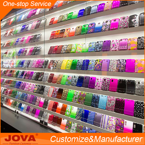 Cao Cấp Tùy Chỉnh Treo Tường Điện Thoại Di Động Case Và Phụ Kiện Hiển Thị <span class=keywords><strong>Rack</strong></span> Cho Điện Thoại Di Động Cửa Hàng Trang Trí - Product Image 2