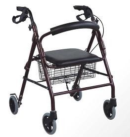 Andador de aluminio para personas mayores, equipo médico duradero para interiores y exteriores - Product Image 4