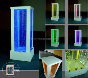 H78" Big Customized Floor Standing LED Bubble square Column LED <strong>Screen</strong> and <strong>Divider</strong> for Home <strong>Office</strong> HOTEL - Product Image 1