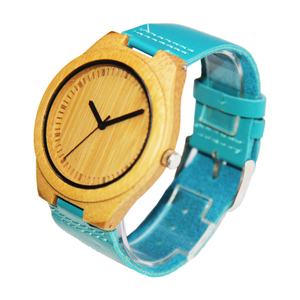 2017 Vogue 100% natural eco-friendly bamboo wholesale high quality wrist watch with Japan movt miyota 2035 - Product Image 2