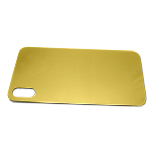 เคสโทรศัพท์มือถือ iPhone แบบกำหนดเอง หนา 7 ไมครอน และ 3 ไมครอน ฝาหลังกระจกสีทอง คุณภาพสูง ดีไซน์คลาสสิก หรูหรา พร้อมฝาหลังโลหะ - Product Image 6