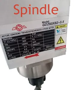 Changsheng 3.5KW Pendingin Udara Spindle 18000 RPM 380 v/220 v