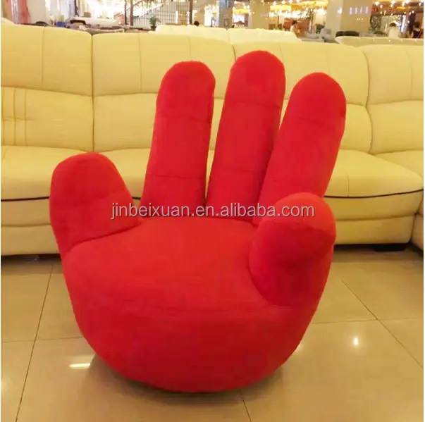 Chaise canapé à doigts en tissu, meubles de salon, style de vie, haute qualité