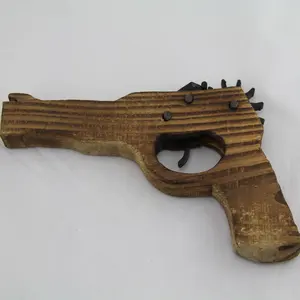 Lernspiel zeug Retro Wood Gun Child Shot Toy Klassisches nostalgisches Spielzeug für Kinder Kinder