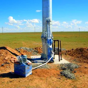 Fácil instalação de turbinas eólicas torre Hidráulica 8m-30m