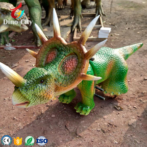 หยอดเหรียญเด็ก Animatronic กลไดโนเสาร์ไฟฟ้า<span class=keywords><strong>รถ</strong></span> - Product Image 6