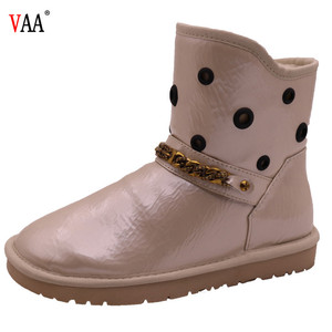 AN-CF-90 PU e Faux Fur di Inverno <span class=keywords><strong>Neve</strong></span> <span class=keywords><strong>Stivali</strong></span> Bambini Ragazze - Product Image 4