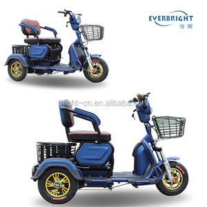 Triciclo de Carga Eléctrico de 48V con Certificación CE para Adultos, Uso de Pasajeros, Diseño Moderno - Product Image 6