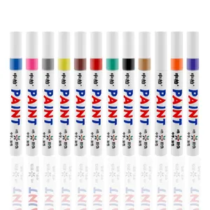 Colored Ink and Permanent Ink Type Waterproof Permanent Car Motorcycle Tyre Tread Rubber Paint Marker Pen