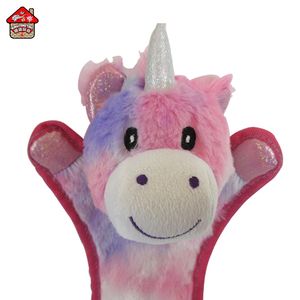 Peluche giocattolo da masticare unicorno morbido per animali domestici che emettono suoni per cani - Product Image 5