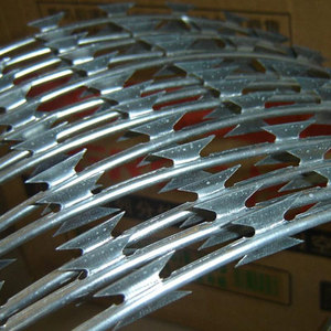 Alambre de púas de maquinilla de afeitar galvanizado en caliente <span class=keywords><strong>concertina</strong></span>, oferta China - Product Image 6