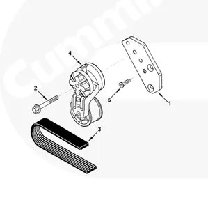 Cummins Engine 8pk Gürtel V Rippenriemen 3288724