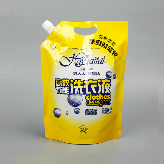 Portable détergent à lessive liquide sac impression logo