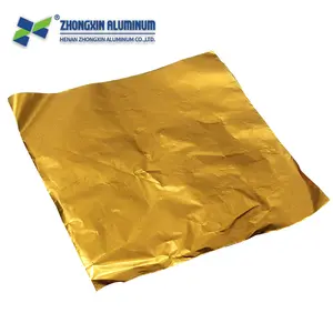 Food grade colore oro di alluminio stagnola per la carta da imballaggio