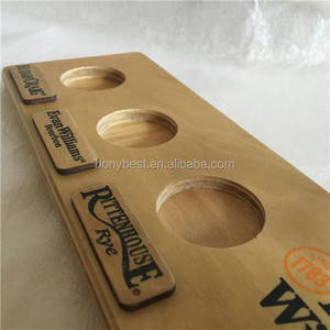 Planches de vol jetables et personnalisées avec logo pour boisson et bière, support de plateau de service Tequila Shot, planche à découper en bois - Product Image 6