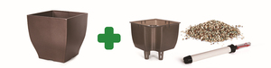 <span class=keywords><strong>lechuza</strong></span> rond en céramique jardinière plastique - Product Image 3