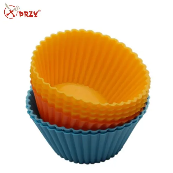 PRZY T121 crostate Uovo cupcake stampo in silicone, torta che decora gli attrezzi