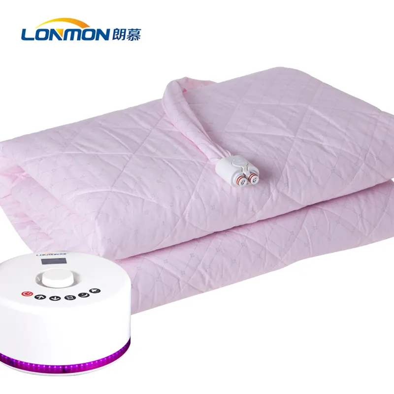 Lonmon electric warmer heated blanket healthy heating mattress warming