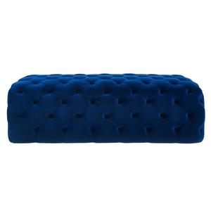 <strong>Chesterfield</strong> Velvet Fabric Modern Light Luxury Coffee Ottoman Bench Stool With Tufted Living Room Seat - Product Image 3