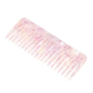CANYUAN Hot sale Korean Large size cellulose acetate hair combs high quality comb for women custom logo comb