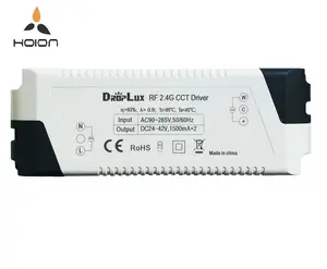 CE approvazione di RoHS 60 W di Telecomando RF 2.4 ghz led dimming driver 2.4G ha condotto il Driver CCT 1000mA ~ 1500mA