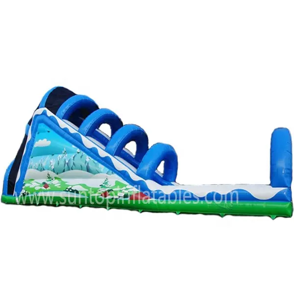 Atraente inflável super inverno slip slide, corrediça inflável com preço mais barato