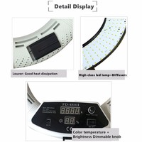 Remise Yidoblo 96w 18 ''Led cercle anneau lumière du jour pour maquillage/cils/selfie/protrait/studio équipement de tir