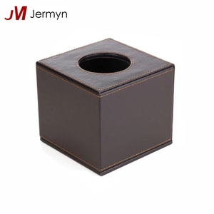 Haut de gamme De Luxe PU En Cuir Tissue Paper Box pour la Voiture du Ménage - Product Image 2