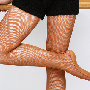 Miễn phí mẫu phụ nữ chuyên nghiệp Latin Fishnet Tights tan cho bán - Product Image 2