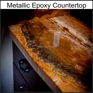 Two Components Epoxy Resin System for Metallic Countertops