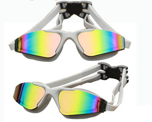 नवीनतम आगमन कस्टम डिजाइन वाटरप्रूफ व्यापक दृष्टि रंगीन एंटी कोहरे Uv400 तैरने गोल्स - Product Image 5