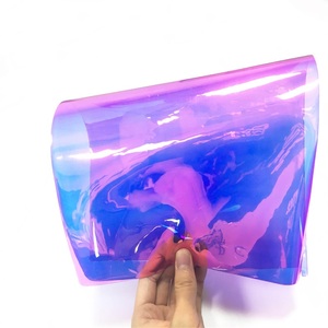 صفائحي شفاف منحدر قوس قزح هولوجرافي ناعم لصنع غلاف الكتاب - Product Image 3