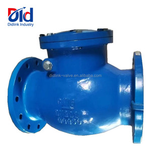 Valvola di ritegno manuale in ghisa DN100 PN16 GG25 flangiata a farfalla per acqua sanitaria - Product Image 4