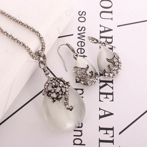 Fábrica directamente en forma de lágrima joyas de boda diseños gato <span class=keywords><strong>ojos</strong></span> de piedra colgante CZ Dubai la joyería del oro - Product Image 5