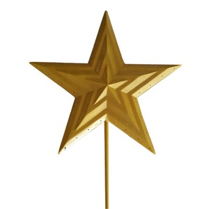 <span class=keywords><strong>Estrella</strong></span> de fibra de vidrio con purpurina dorada grande para decoración navideña al aire libre, <span class=keywords><strong>Estrella</strong></span> comercial pintada con caja de embalaje para uso en exteriores - Product Image 1