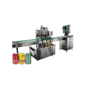 Practical Aluminium&Pet Canning Washing Filling and Sealing Production Line