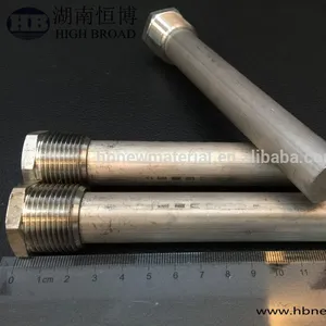 Barras de ánodo estándar de magnesio/aluminio/varillas de ánodo