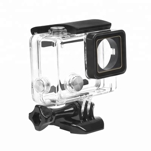 Boîtier étanche en ABS SHOOT 30M pour <span class=keywords><strong>Hero</strong></span> 3+/<span class=keywords><strong>4</strong></span> Black+ avec support et emballage cadeau transparent personnalisable – Vente en gros - Product Image 4