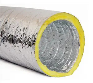 Tuyau d'air isolant en feuille d'aluminium, application de climatisation 12 v