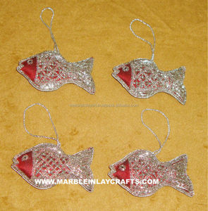 Christmas <b>Tree</b> Fish Hanging <b>Ornaments</b> - Product Image 1