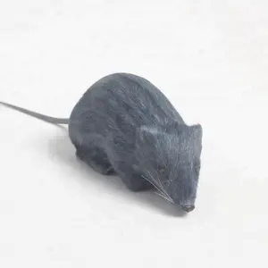 Très Réaliste Effrayant Souris Figurine Simulation Vives Souris Effrayant Rat Jouet pour la Fête D'halloween Décor