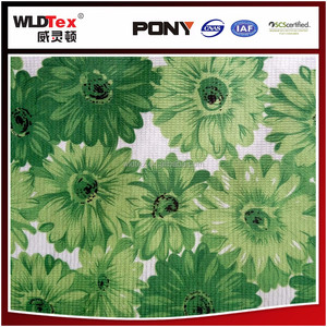 Cosido <span class=keywords><strong>verde</strong></span> flor impresa stitchbond tela no tejida - Product Image 2