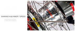 Extraíble equipaje compañía Chainless bicicleta 26 ''grasa <span class=keywords><strong>de</strong></span> bicicleta - Product Image 4