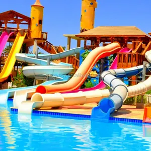 Aqua parkı bahçesi ekipmanları su kaydırağı