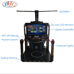 . Cinéma de jeux vidéo de 55 pouces 9D VR avec des lunettes vives machine de simulateur de tir à 360 degrés pour parc à thème - Product Image 4
