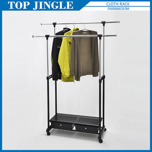 Perchero ajustable para ropa, colgador con cajones - Product Image 2