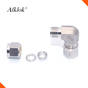 Cotovelo Joint Pipes Aço Inoxidável 316 Duplo Virola <span class=keywords><strong>1</strong></span>/4 "Gás Natural Cotovelo Tubo União 90 Graus Cotovelo Pipe Fittings - Product Image 3